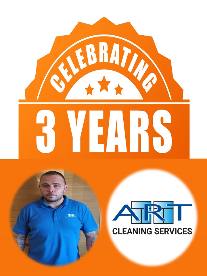 3 Years Service for Martin